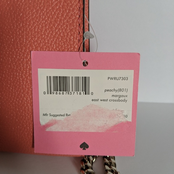 NEW Kate Spade East West Crossbody Purse in Coral - Picture 7 of 7